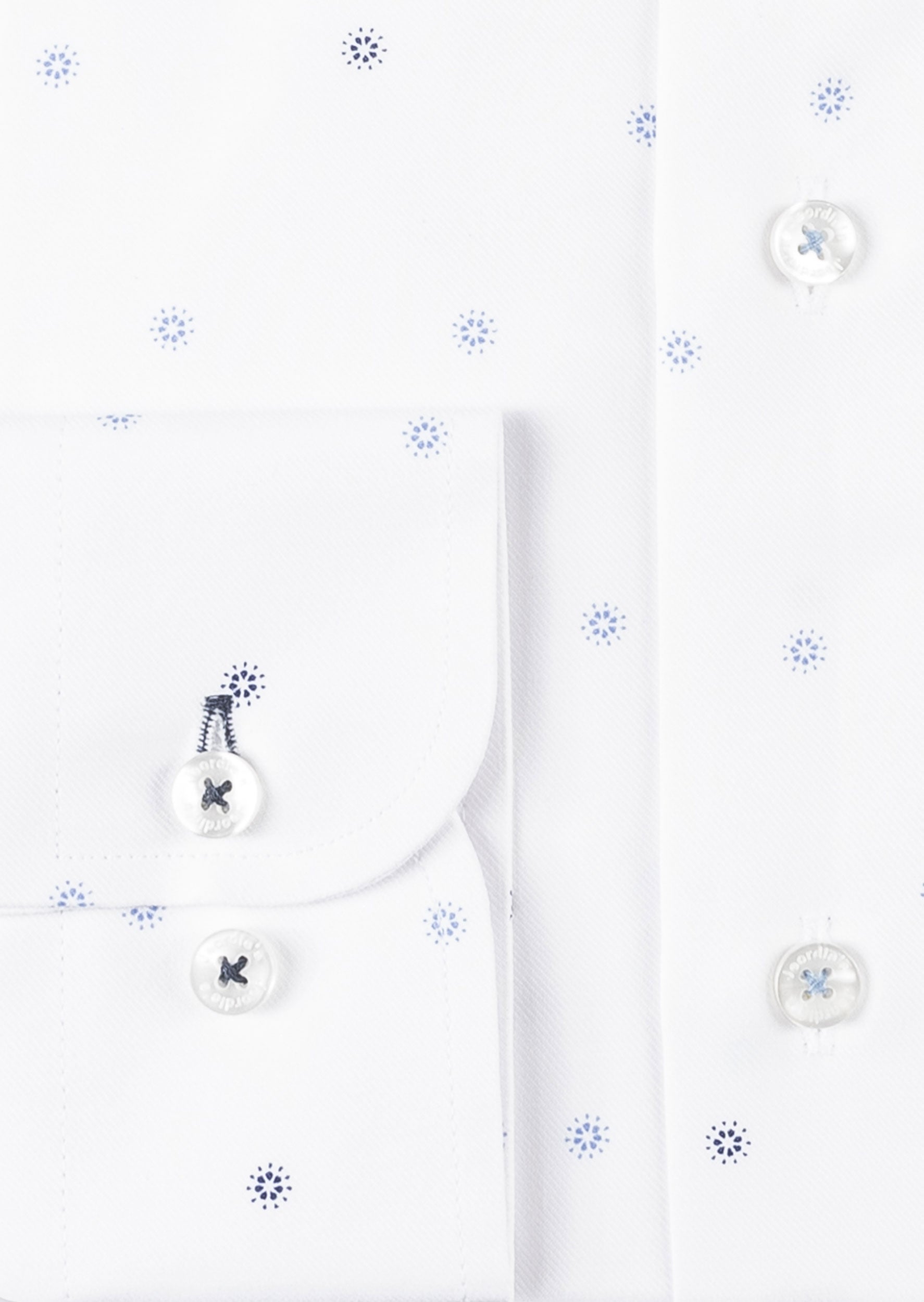 White - Navy Long Sleeve Shirt