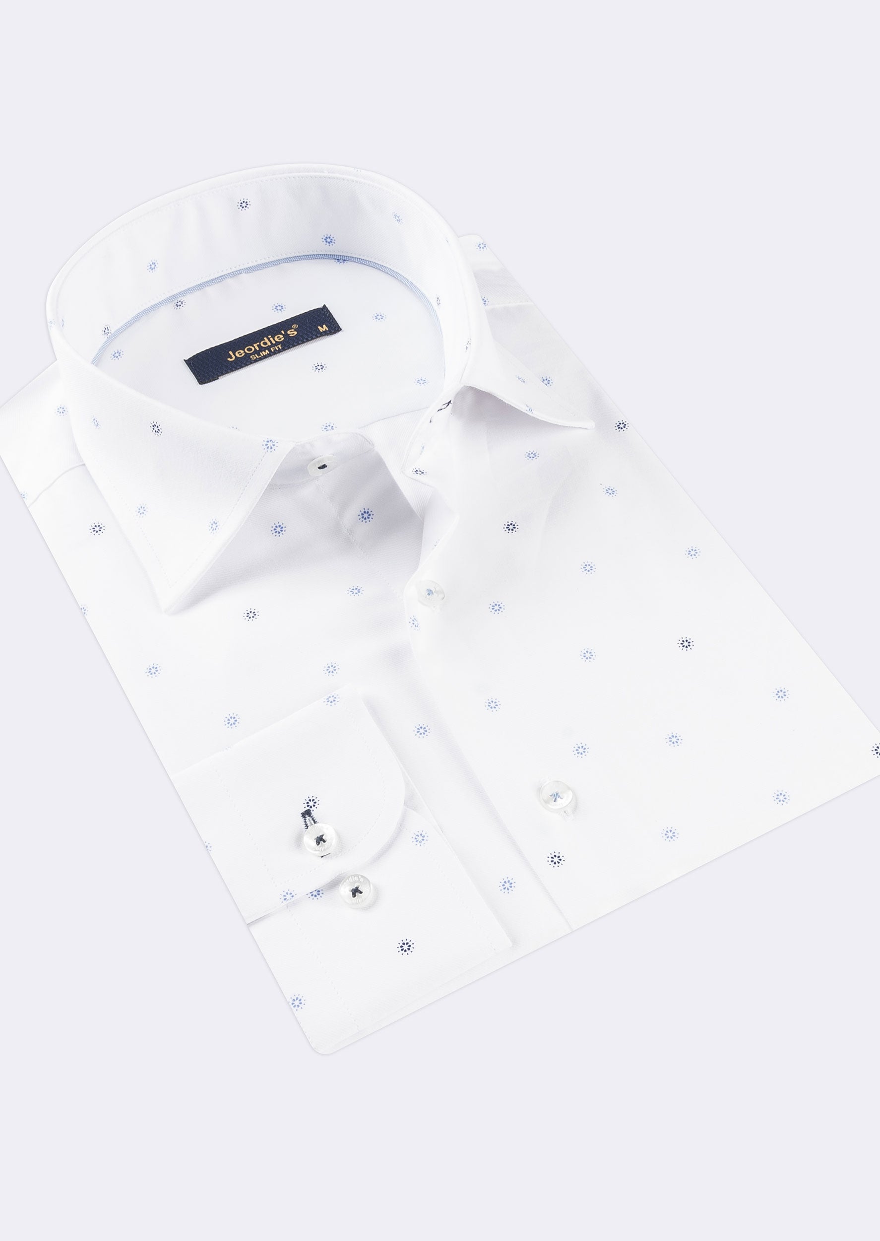 White - Navy Long Sleeve Shirt