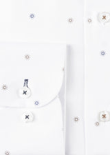 White - Beige Long Sleeve Shirt