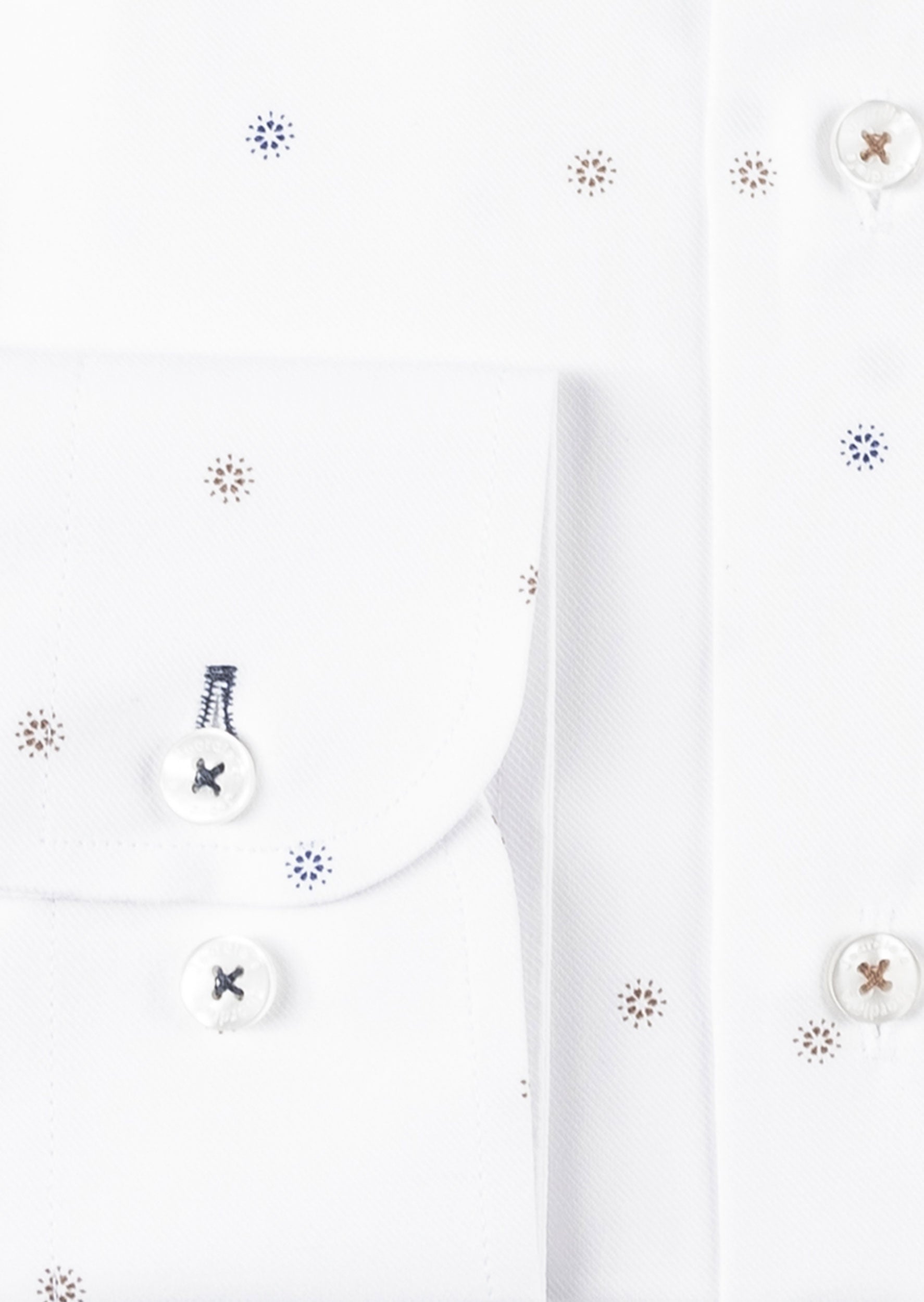 White - Beige Long Sleeve Shirt