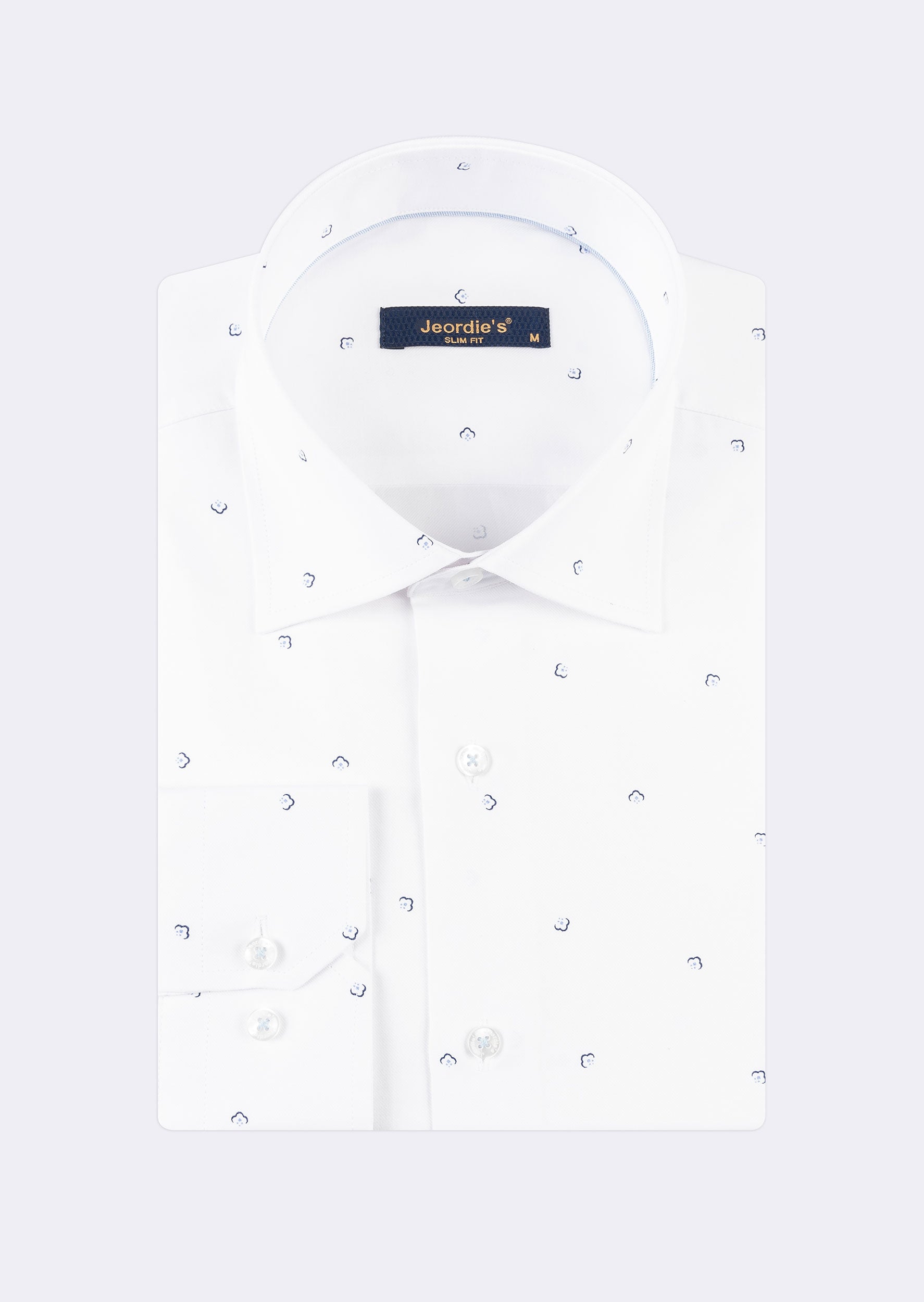 White - Navy Long Sleeve Shirt