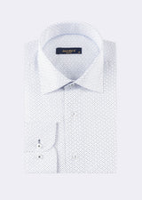 White - Blue Long Sleeve Shirt