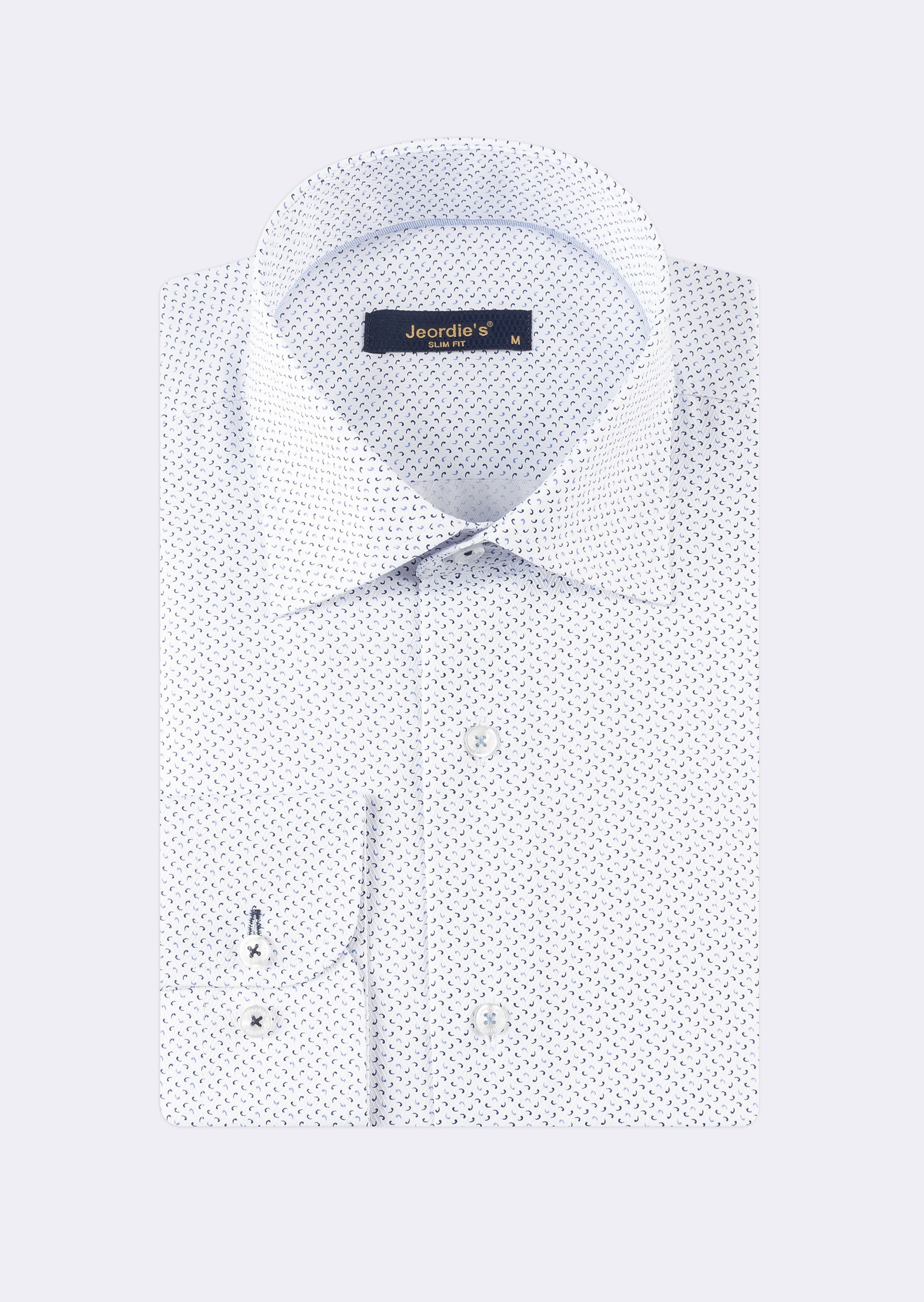 White - Blue Long Sleeve Shirt