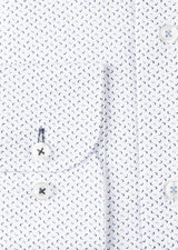 White - Blue Long Sleeve Shirt
