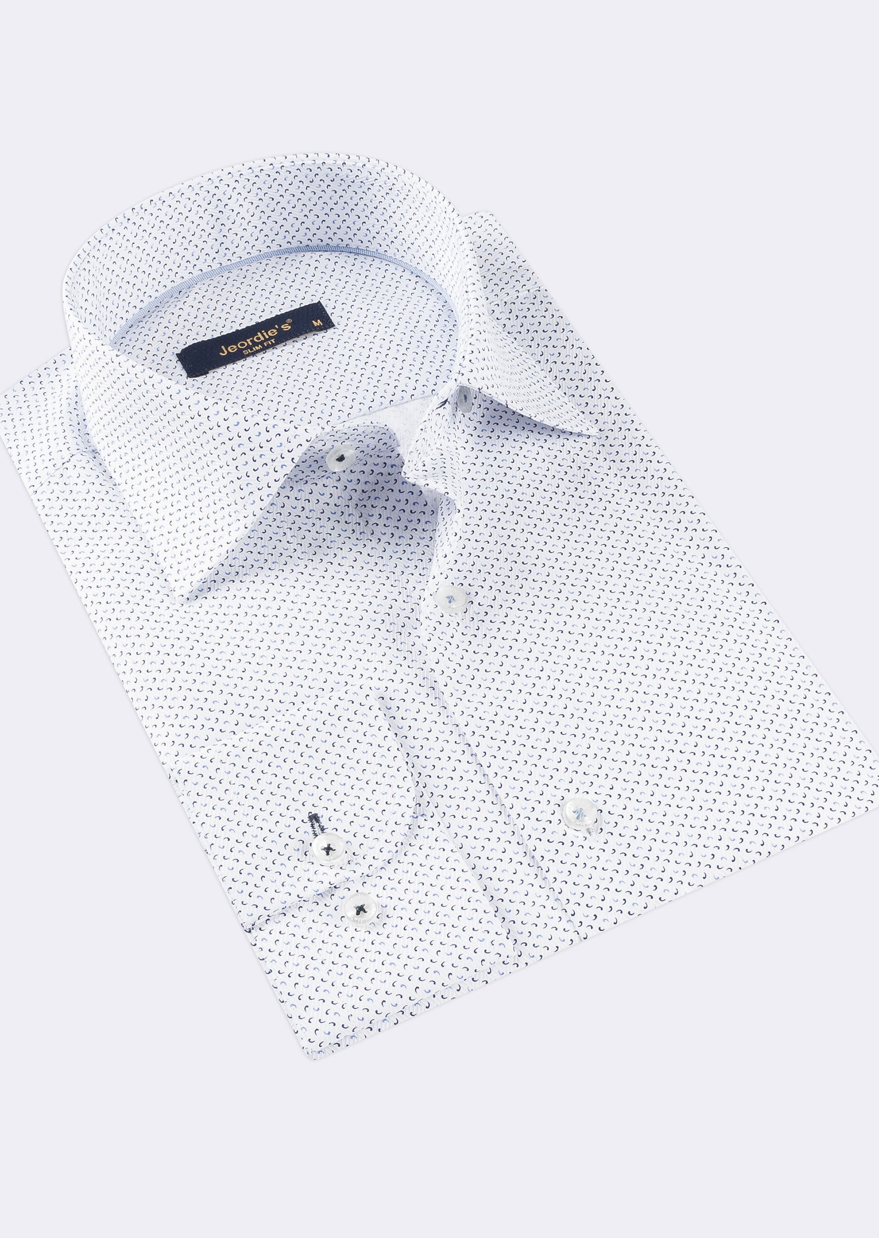 White - Blue Long Sleeve Shirt