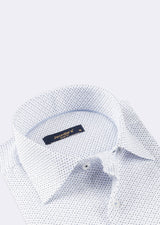 White - Blue Long Sleeve Shirt