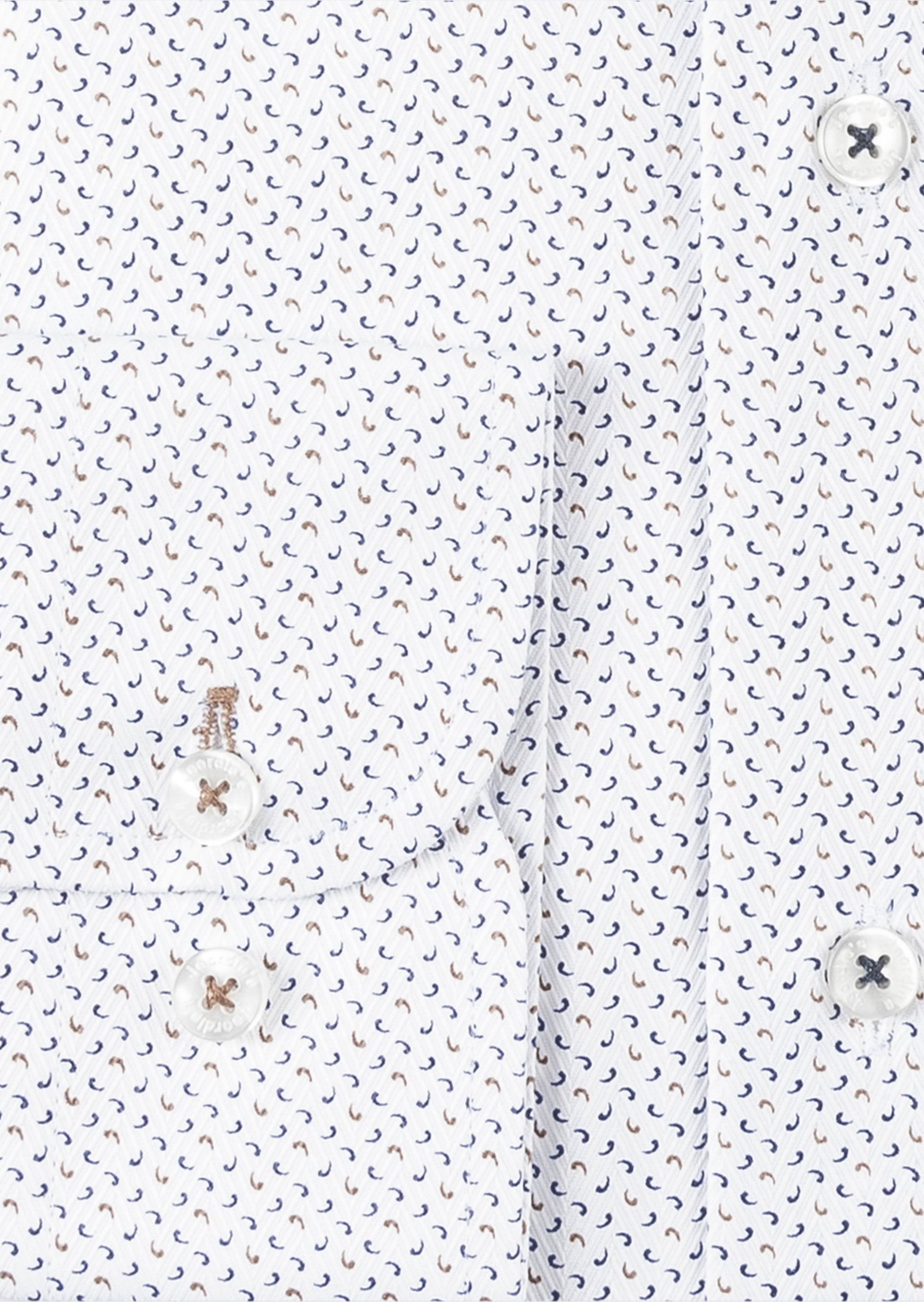 White - Beige Long Sleeve Shirt