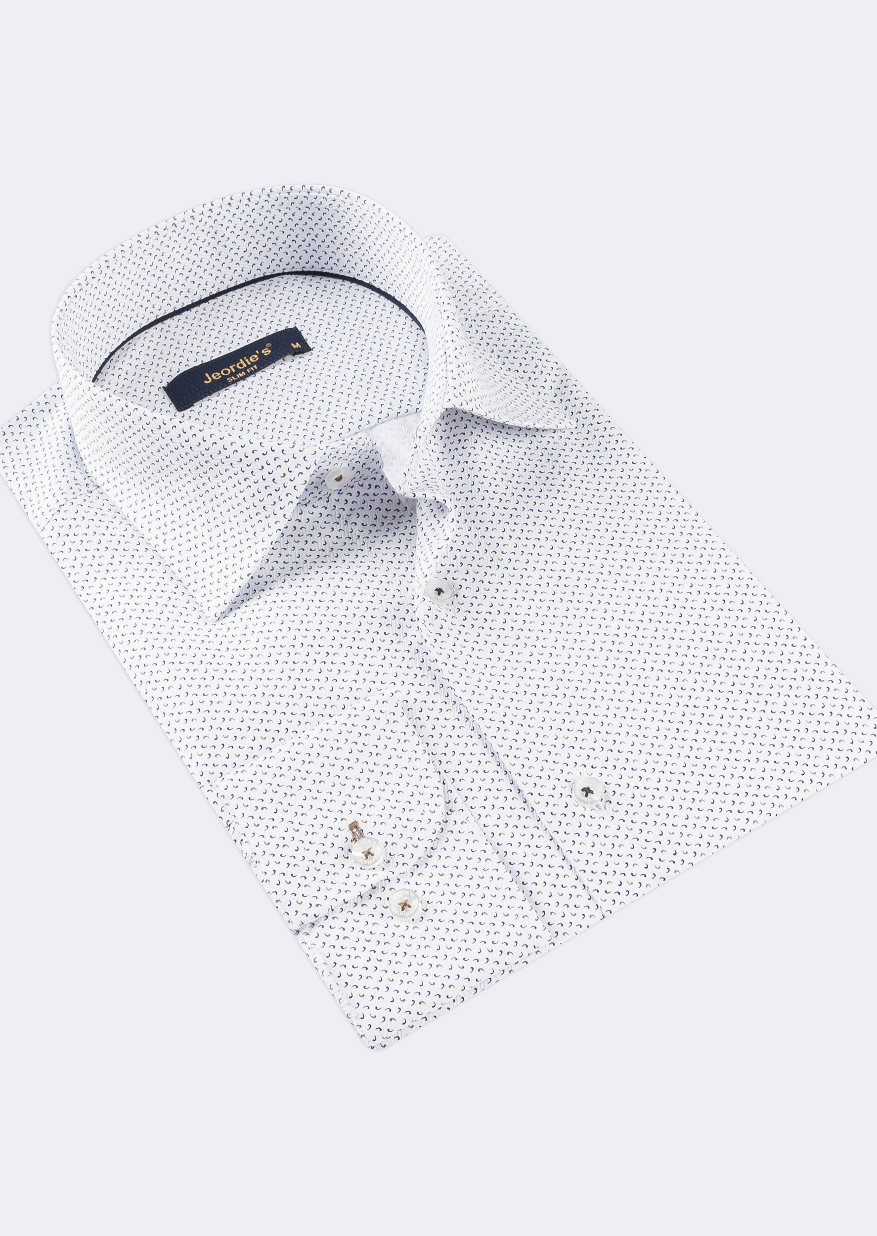 White - Beige Long Sleeve Shirt