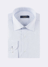 White - Navy Long Sleeve Shirt