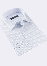 White - Navy Long Sleeve Shirt