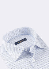 White - Navy Long Sleeve Shirt