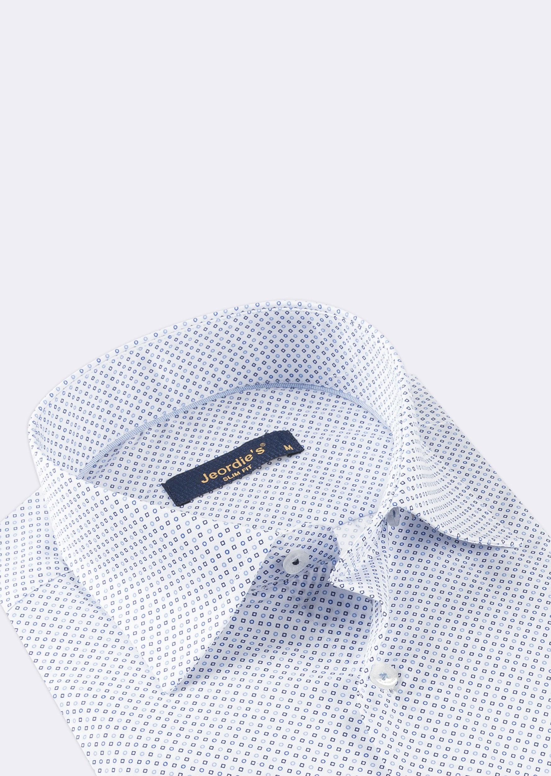 White - Navy Long Sleeve Shirt