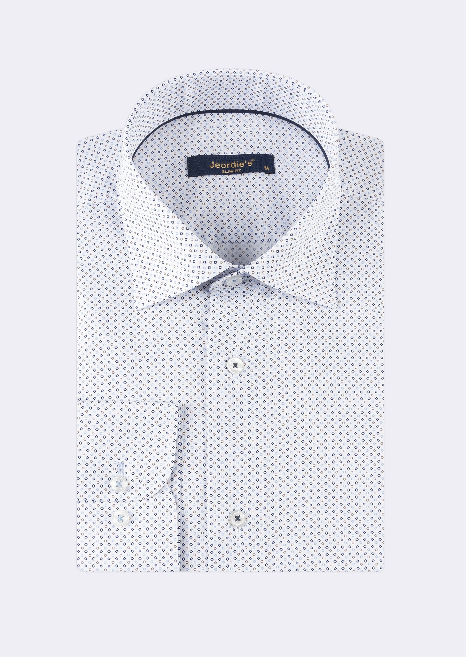 White - Beige Long Sleeve Shirt