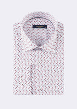 White - Red Long Sleeve Shirt