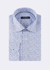 White - Blue Long Sleeve Shirt