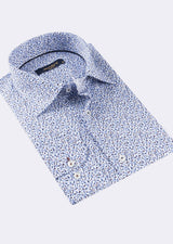 White - Blue Long Sleeve Shirt