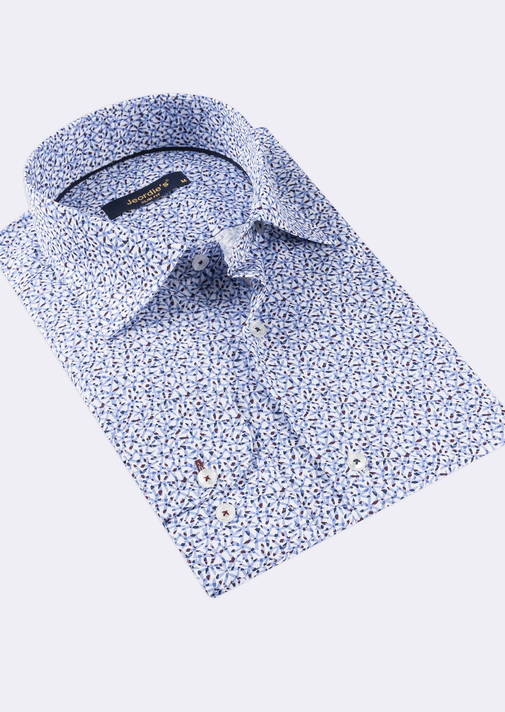 White - Blue Long Sleeve Shirt