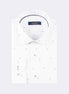 White - Navy Long Sleeve Shirt