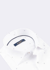 White - Navy Long Sleeve Shirt
