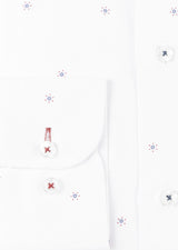 White - Navy Long Sleeve Shirt