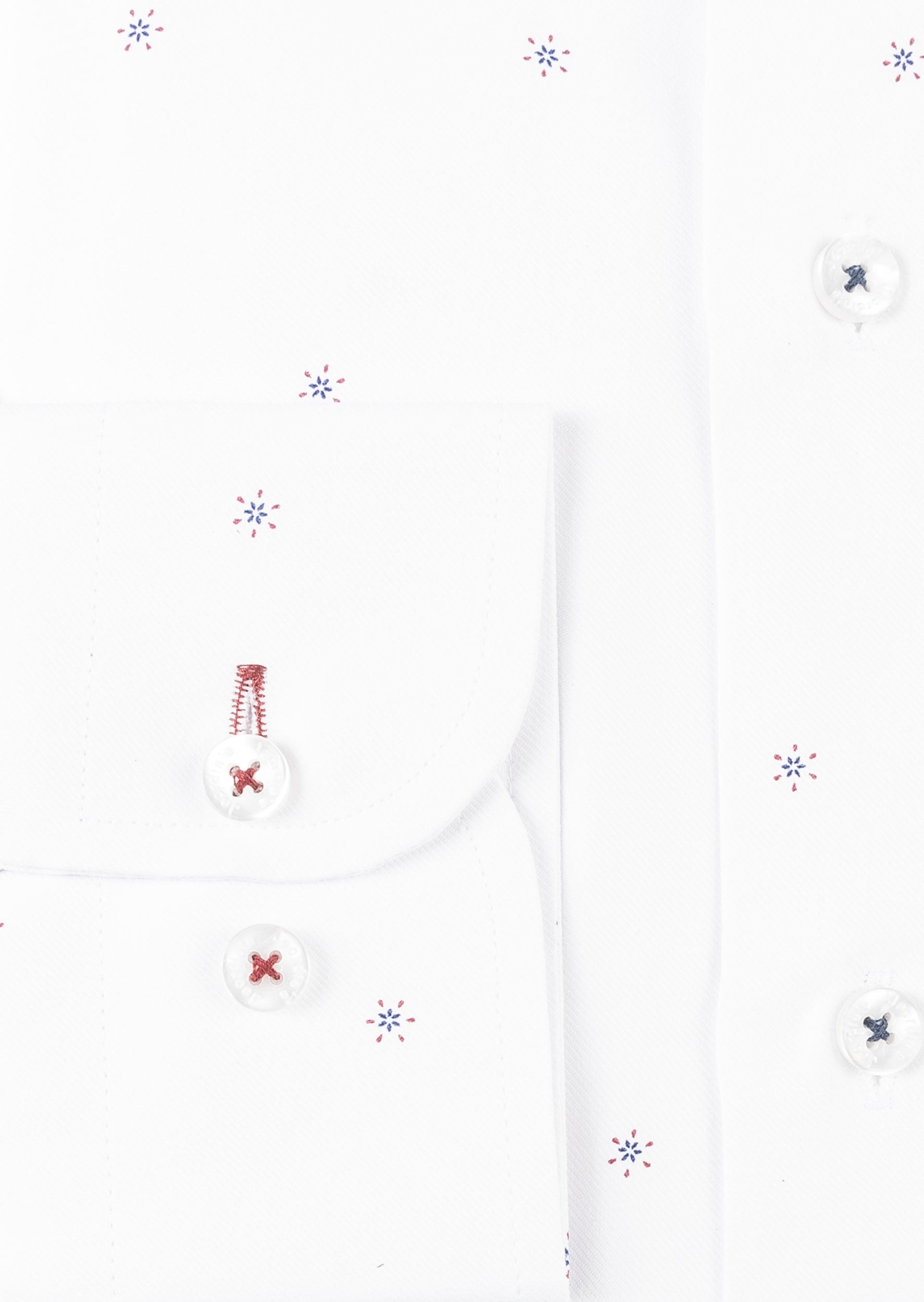White - Navy Long Sleeve Shirt