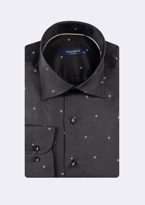 Black - Beige Long Sleeve Shirt