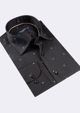Black - Beige Long Sleeve Shirt