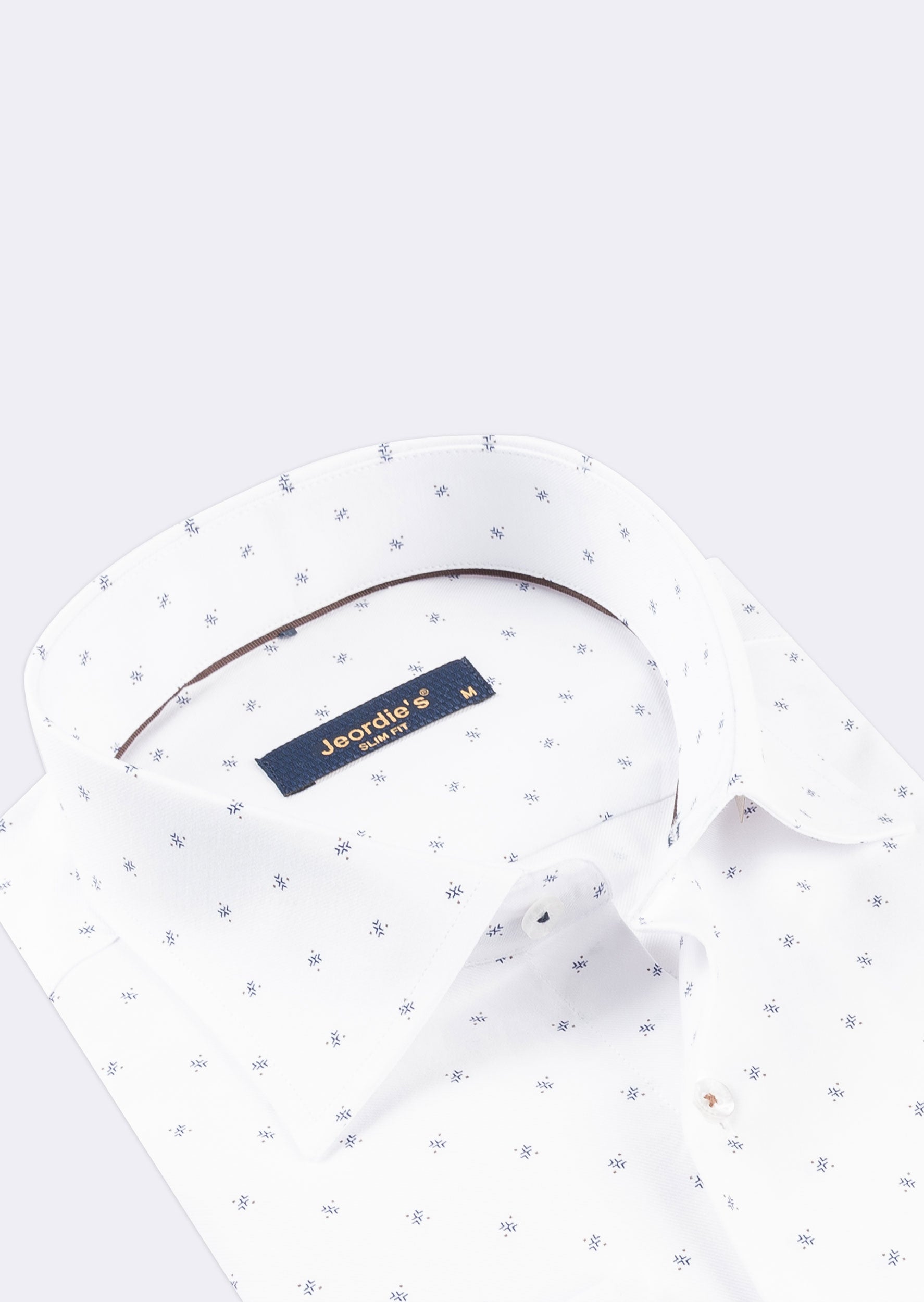 White - Navy Long Sleeve Shirt