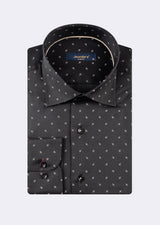 Black - Beige Long Sleeve Shirt