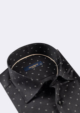 Black - Beige Long Sleeve Shirt