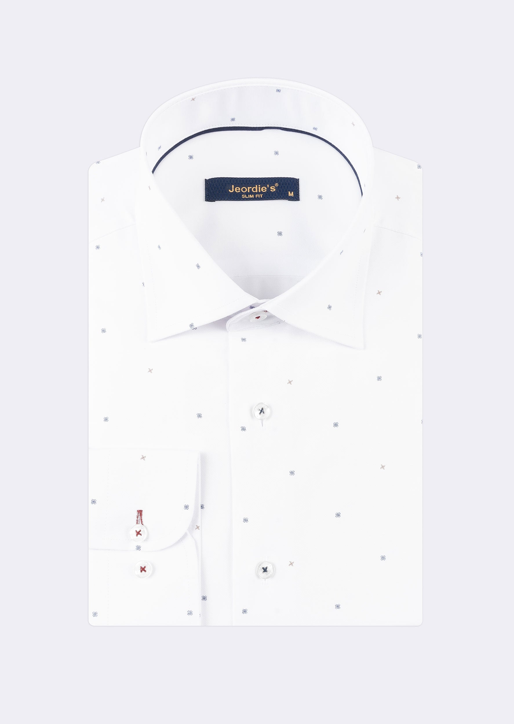 White - Navy Long Sleeve Shirt
