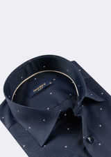 Navy - Beige Long Sleeve Shirt