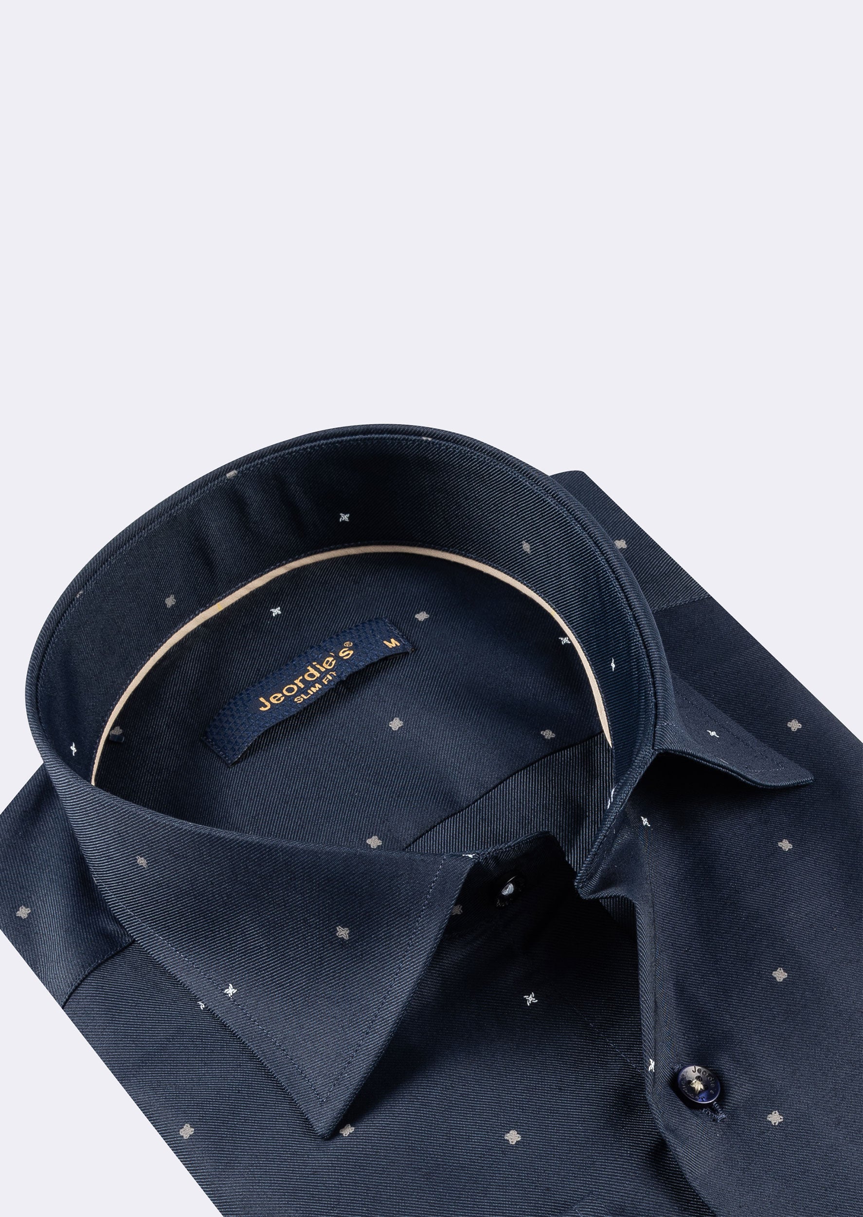 Navy - Beige Long Sleeve Shirt
