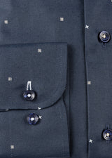 Navy - Beige Long Sleeve Shirt