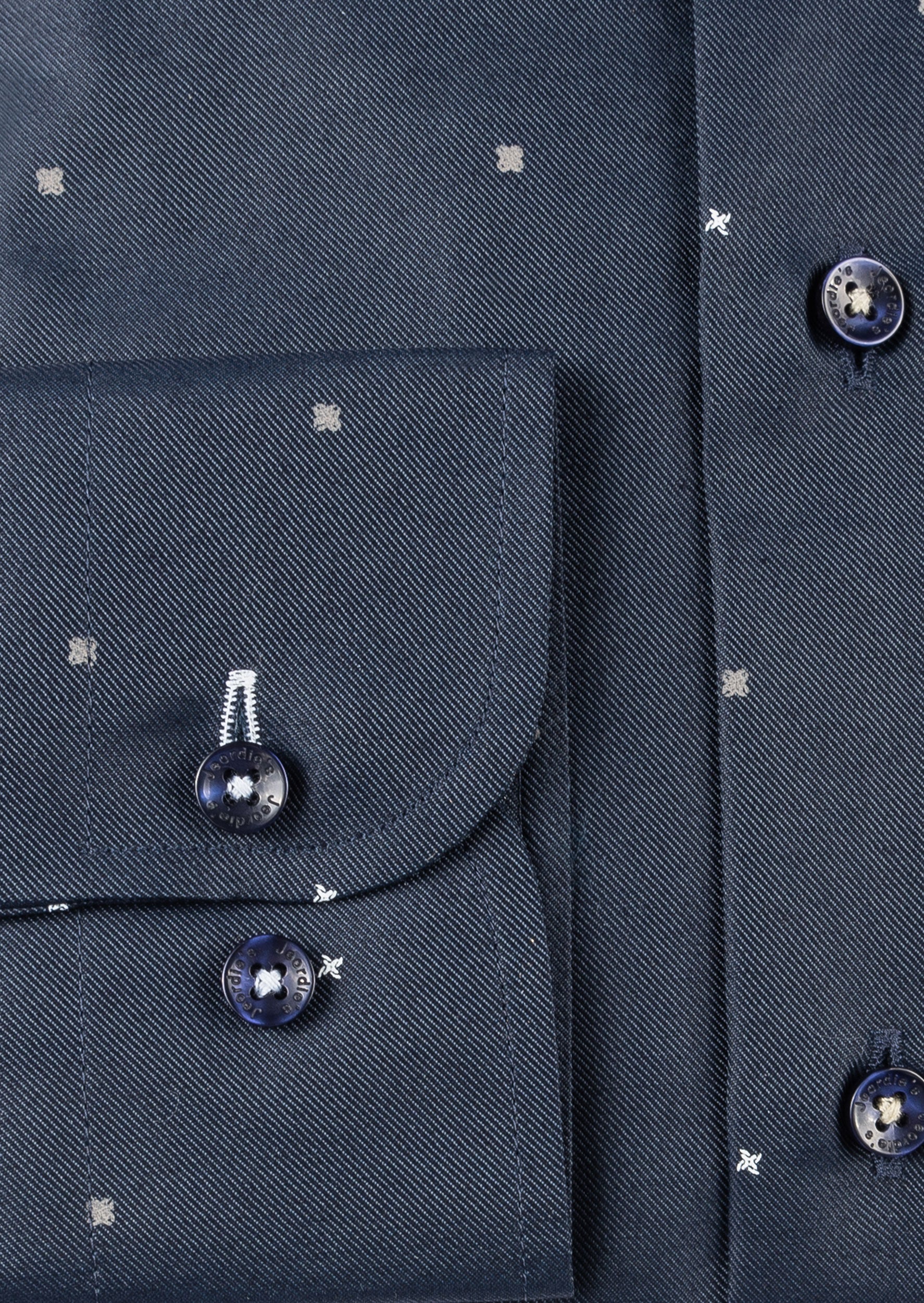 Navy - Beige Long Sleeve Shirt