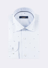 Blue - White Long Sleeve Shirt