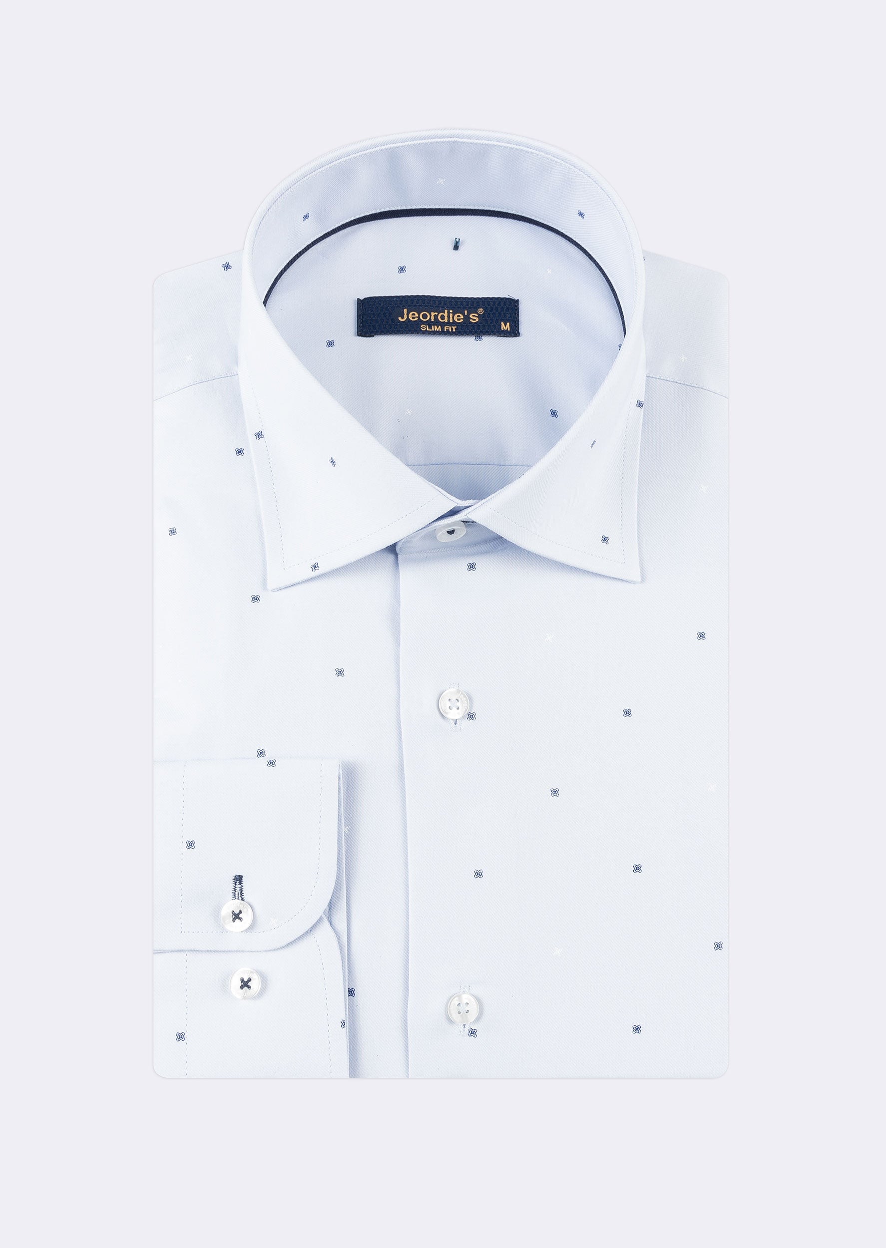 Blue - White Long Sleeve Shirt