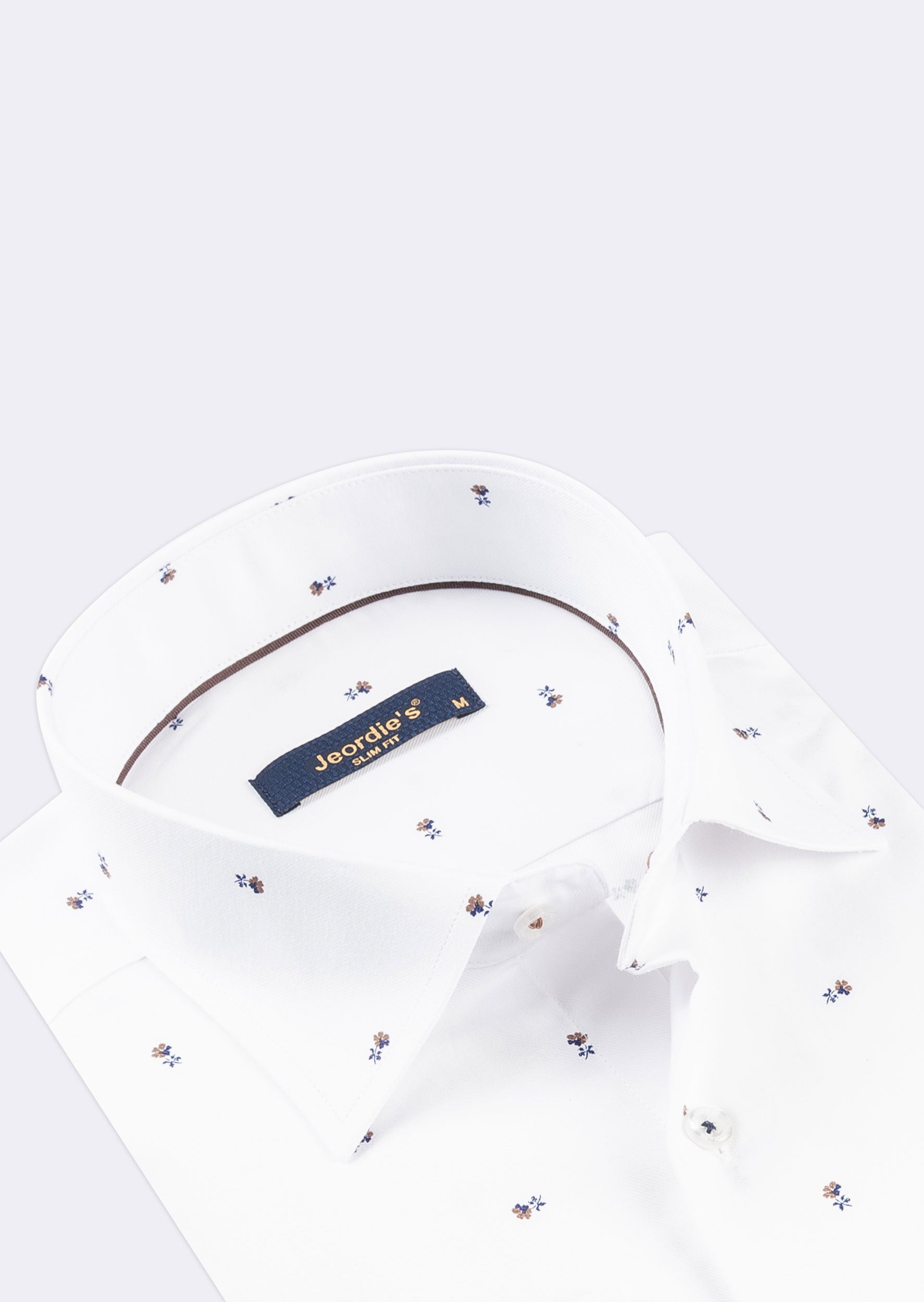 White - Brown Long Sleeve Shirt