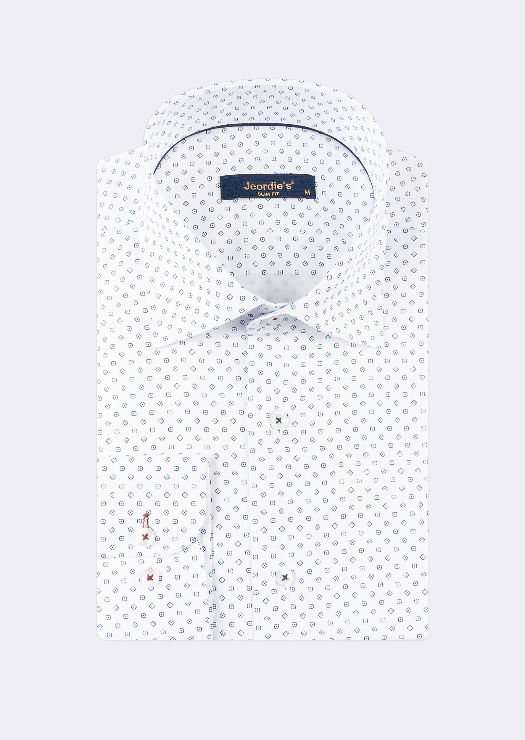 White - Navy Long Sleeve Shirt