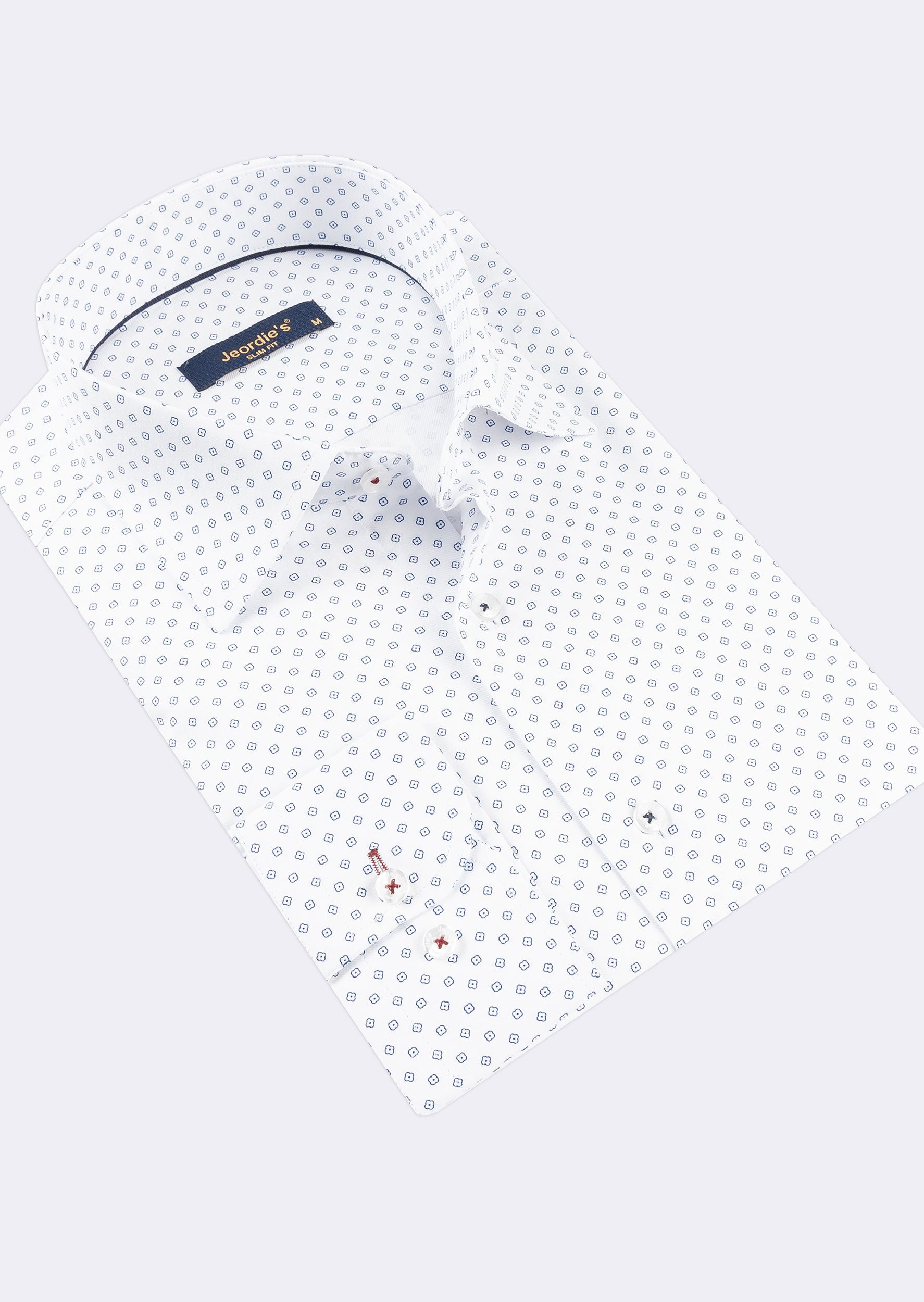 White - Navy Long Sleeve Shirt