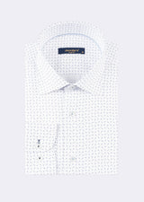 White - Blue Long Sleeve Shirt