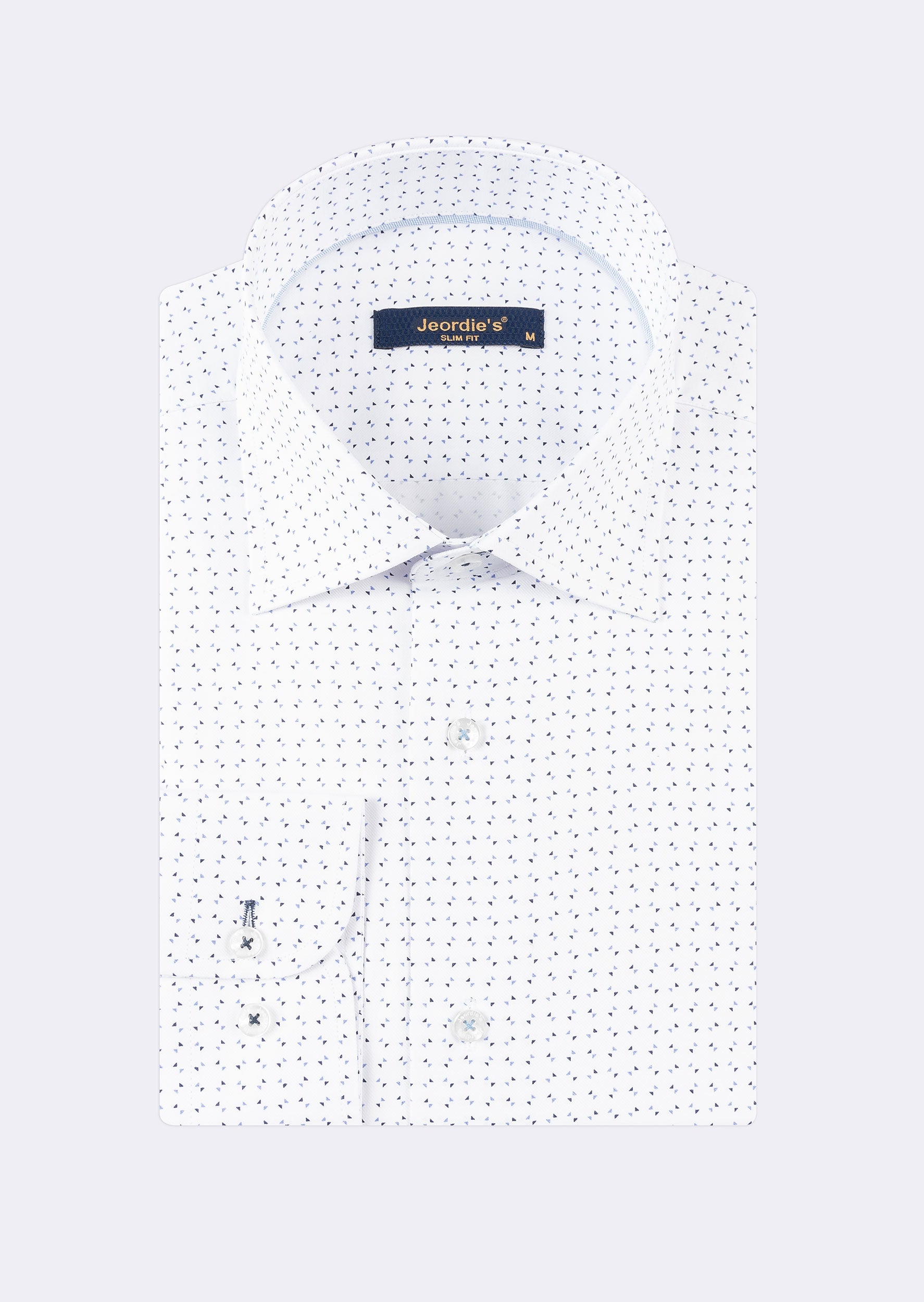 White - Blue Long Sleeve Shirt