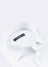 White - Blue Long Sleeve Shirt