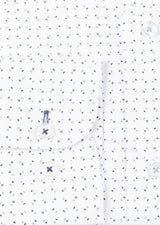 White - Blue Long Sleeve Shirt