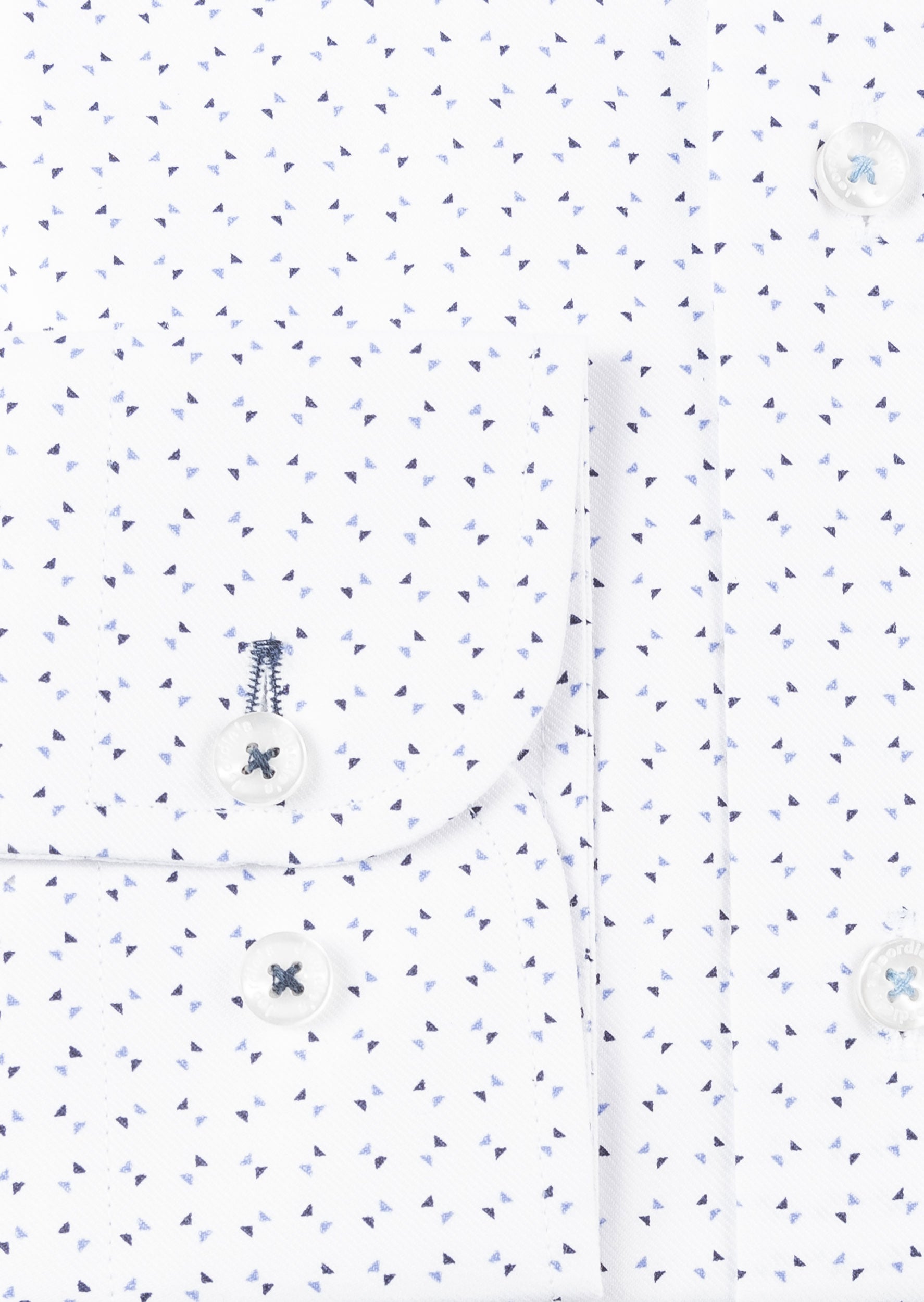 White - Blue Long Sleeve Shirt