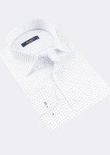 White - Blue Long Sleeve Shirt