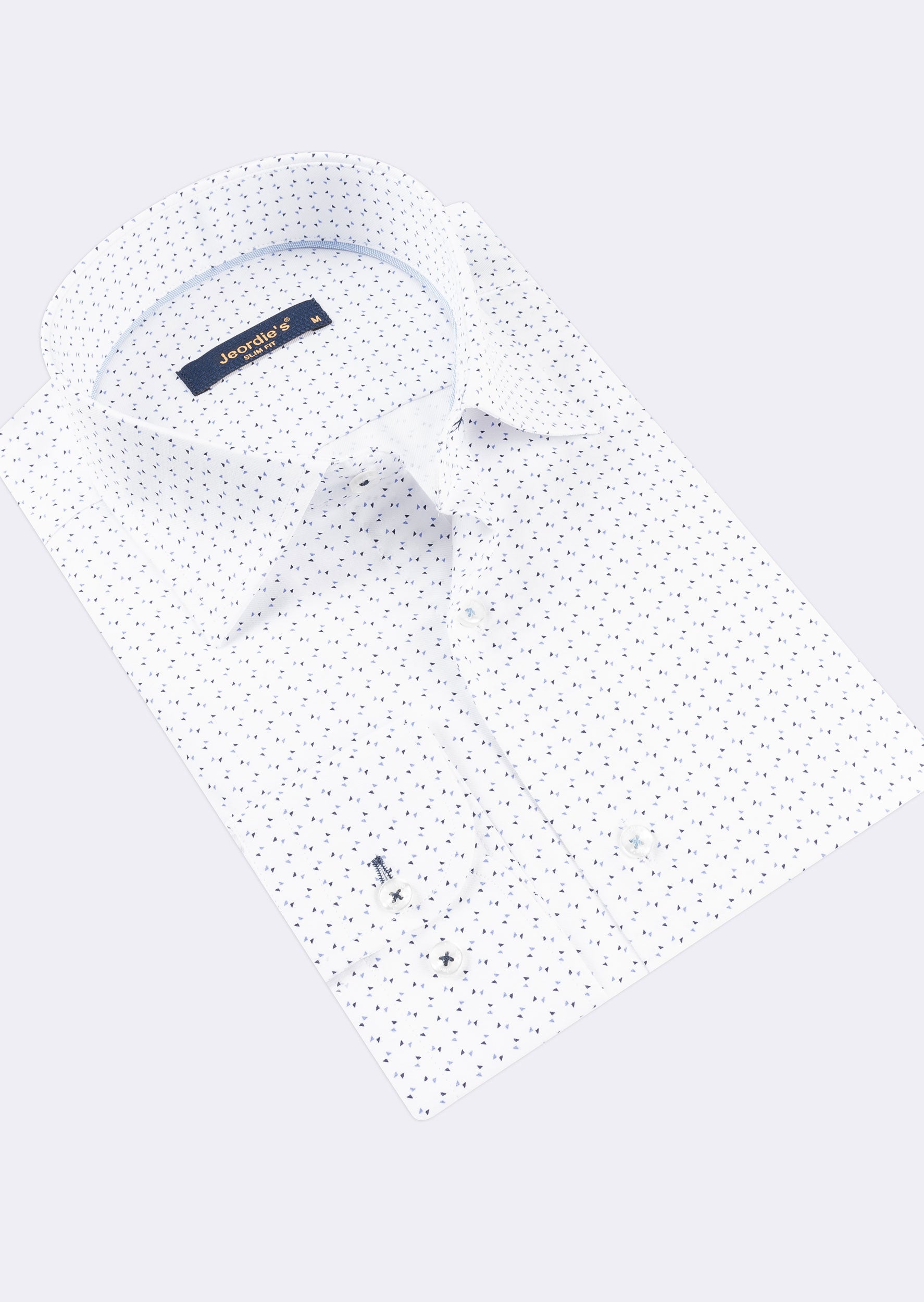 White - Blue Long Sleeve Shirt