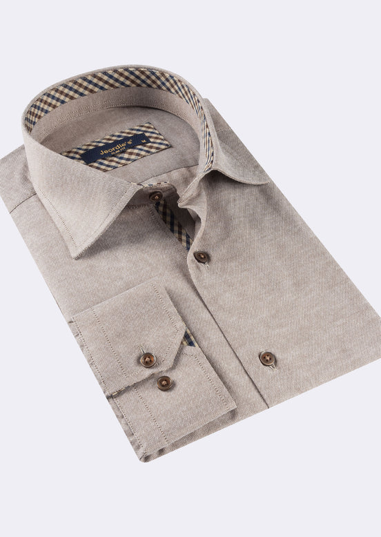 Brown Long Sleeve Shirt