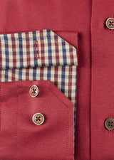 Burgundy Long Sleeve Shirt