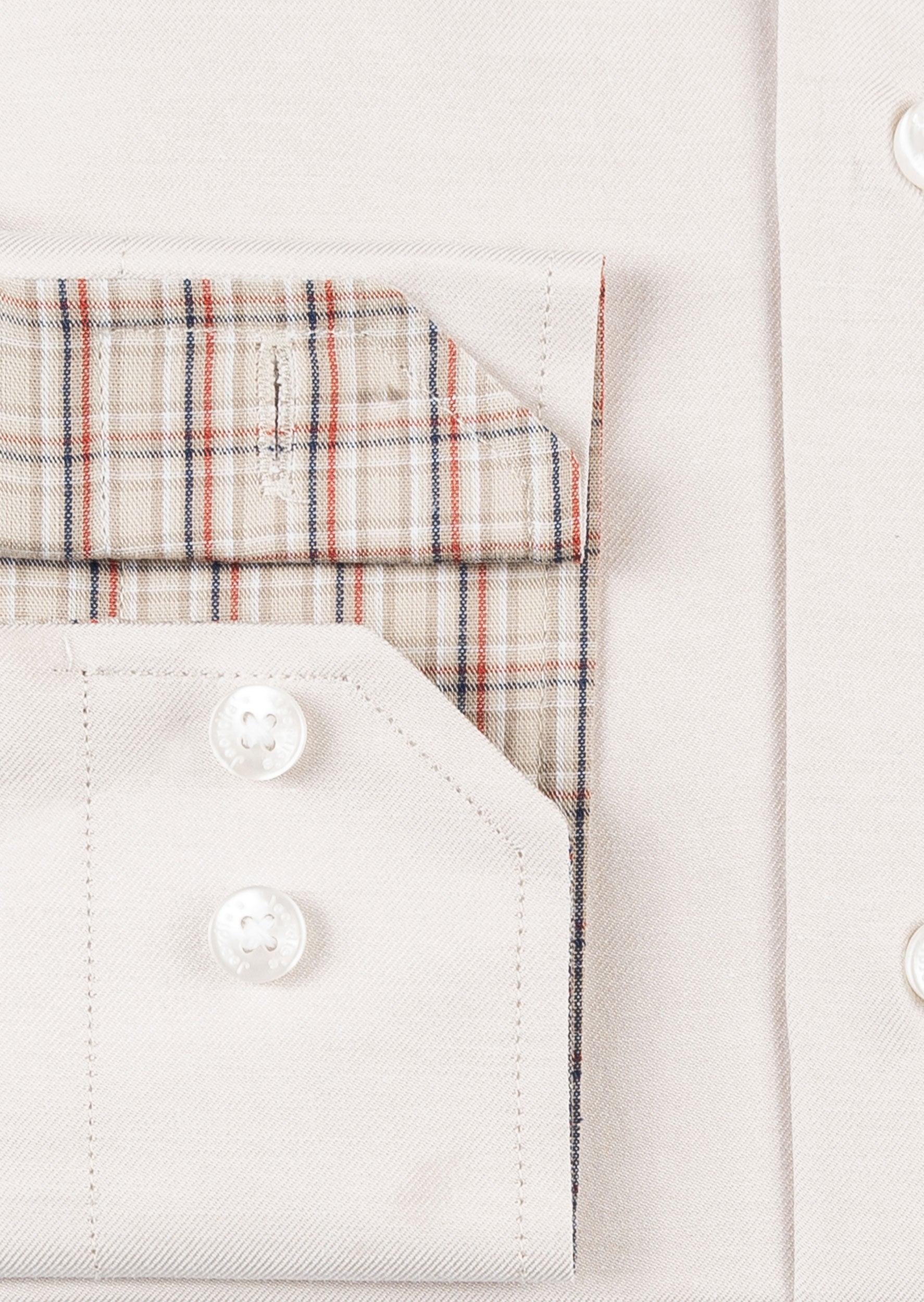 Cream Long Sleeve Shirt
